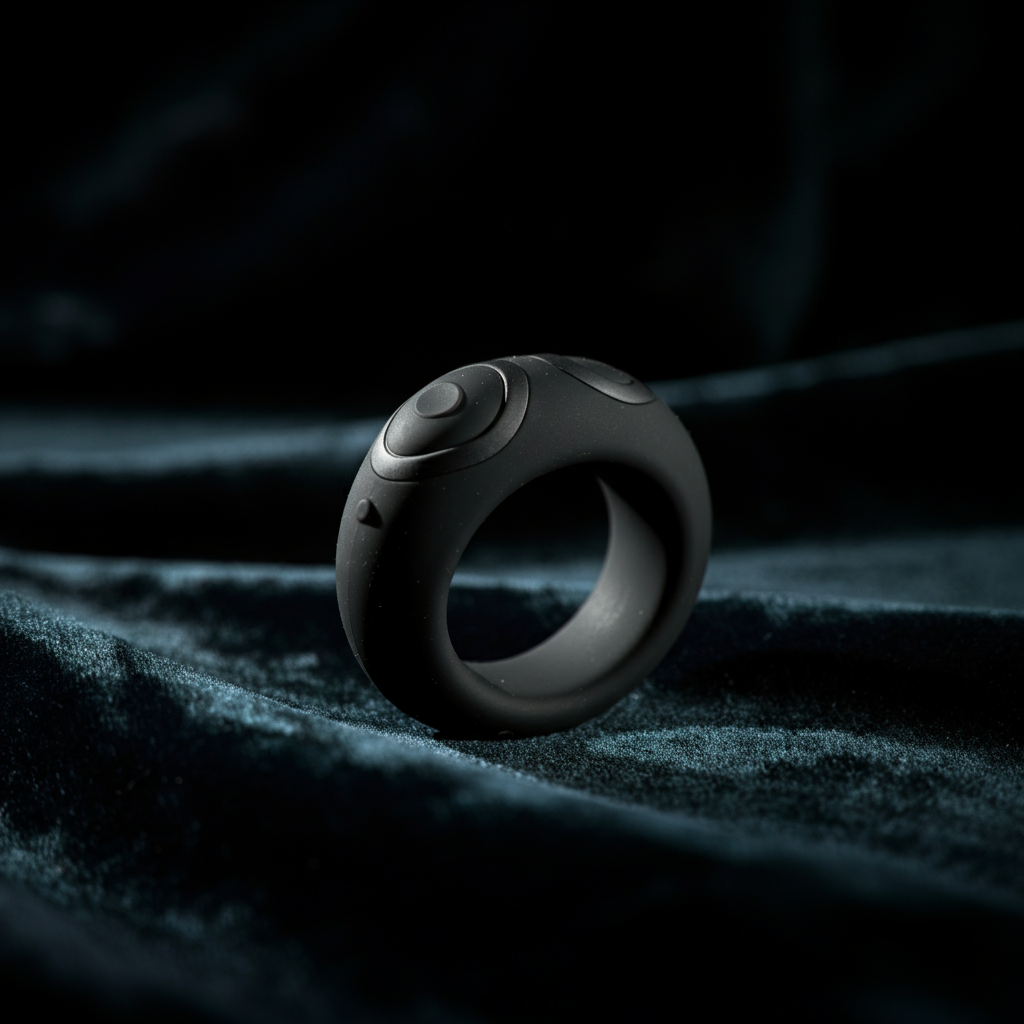 Obsidian Vibrating Ring